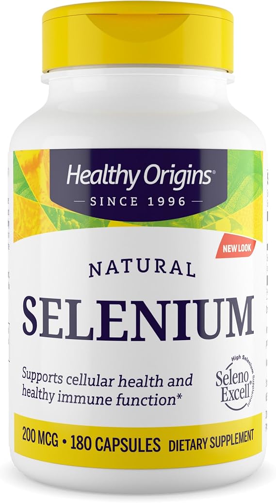 Healthy Origins Selenium 200 mcg, SelenoExcell, 180 Capsules