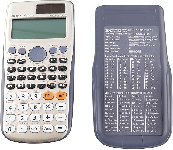 Cuifati Scientific Calculator Full Function Calculator LCD Display Handheld Plastic Portable Calculator