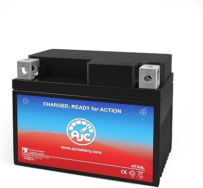 AJC Battery Compatible with GS-JSB GT4L-BS Powersports Battery