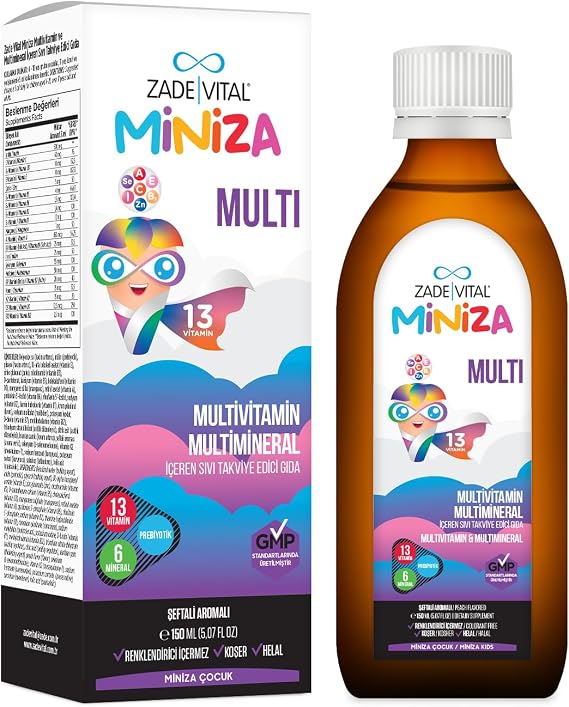 Zade Vital Miniza Multivitamin & Multimineral 150 ml