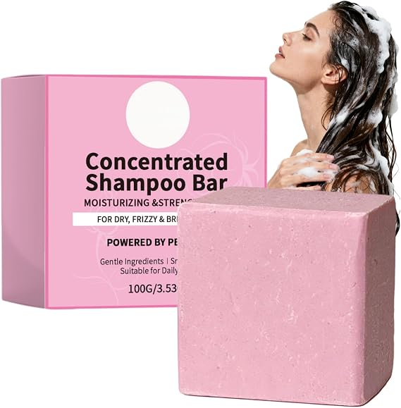 100g Concentrated Shampoo Bar for Hair, Leave In Conditioner & Thickening Shampoo & Conditioner Bar Soap, Solid Shampoo & Conditioner Bars for All Hair Types, with Mild Ingredients