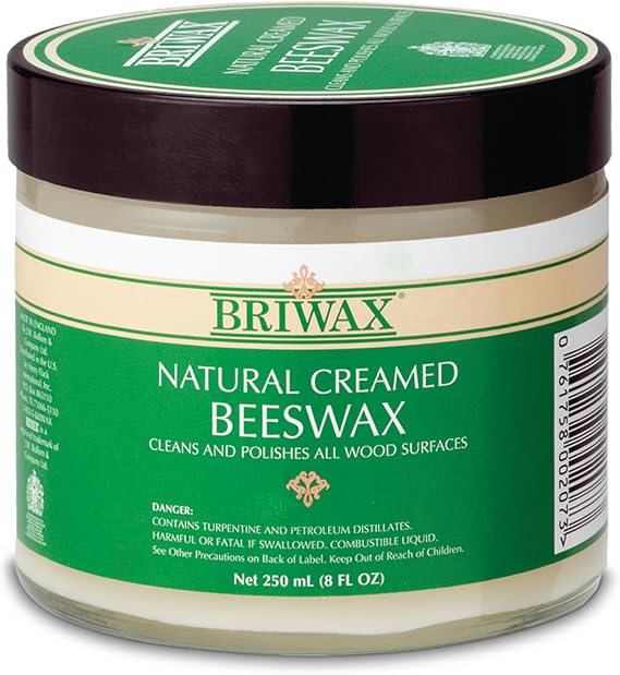 Natural Creamed Beeswax, 8 Oz.