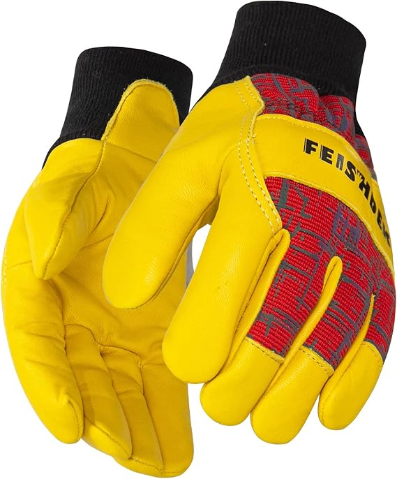 Kids Winter Gloves, 3M Thinsulate Lined Warm Insulated Toddler Work Gloves with Soft Sheepskin for Cold Weather