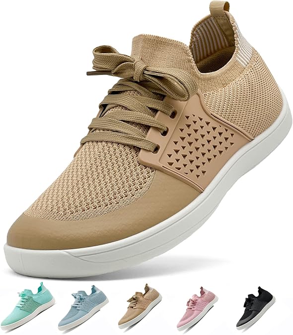 Barefoot Shoes Women Men Wide Barefoot Shoes Breathable Mesh Trainers Lightweight Tennis Shoes Walking Shoes
