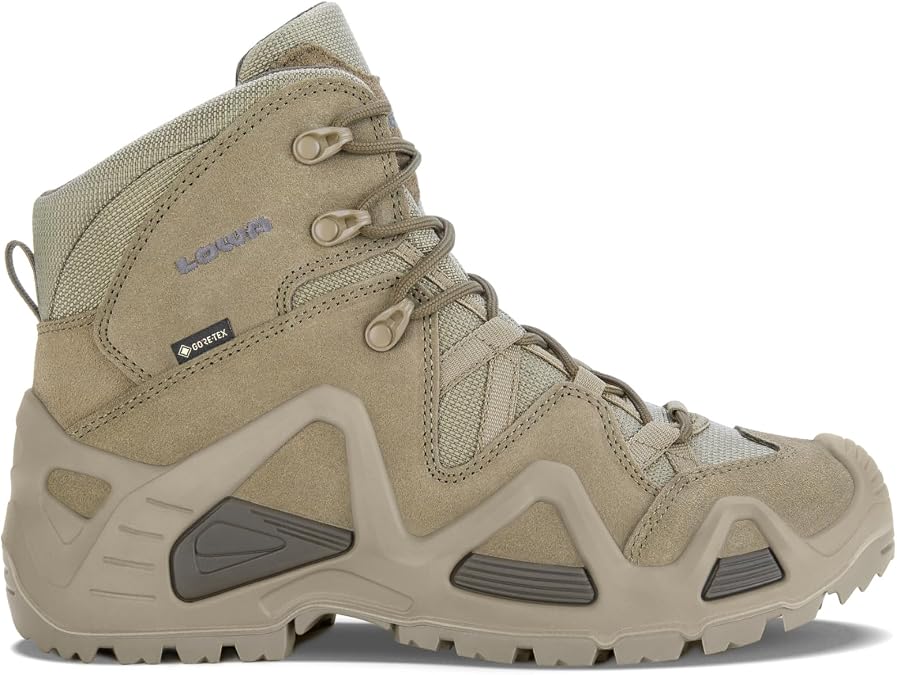 Lowa Mens Zephyr Gore-Tex Mid Task Force Coyote Leather Boots 11 US