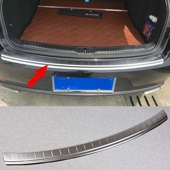 Fit for Porsche Macan 2014 2015 2016 2017 2018 2019 2022 2021 2022 2023 Rear Bumper Sill Plate Guard Cover Trim