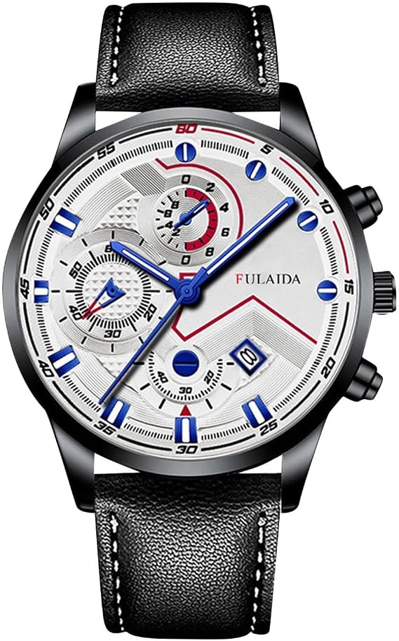 Men's Wristwatch, Waterproof, Popular, Business Watch, Multifaceted Glass, Simple, Stylish, Stopwatch, Easy to Read Dial, Multi-functional Watch, Men's, Sports, Mechanical, Medical, Nurses, Unisex