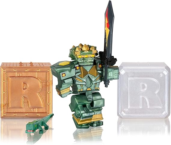 Roblox Action Collection - Fantastic Frontier: Guardians Set + 2 Mystery Figures Includes 3 Limited Virtual Items