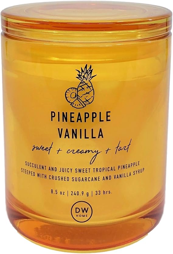 Pineapple Vanilla Scented Candle