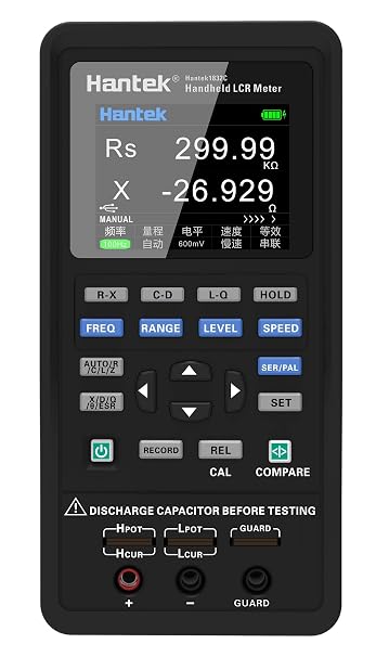 Hantek1832C Handeld 40kHz LCR Meter with Carry Case, 0.6Vrms
