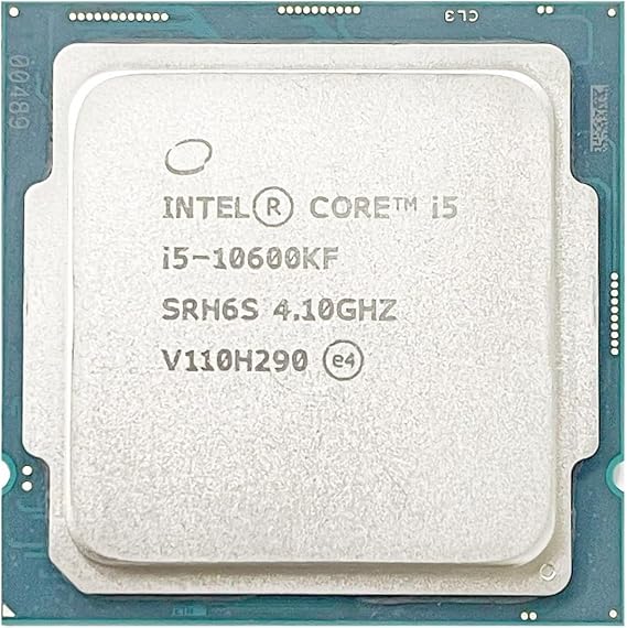 CPU Processor Intel Core i5-10600KF I5 10600KF 4.1 GHz Six-Core Twelve-Thread CPU Processor 65W LGA1200, LHY666