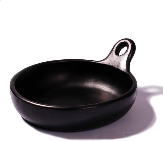 Ancient Cookware, Clay Chamba Saute Pan, Large, 64 Ounces