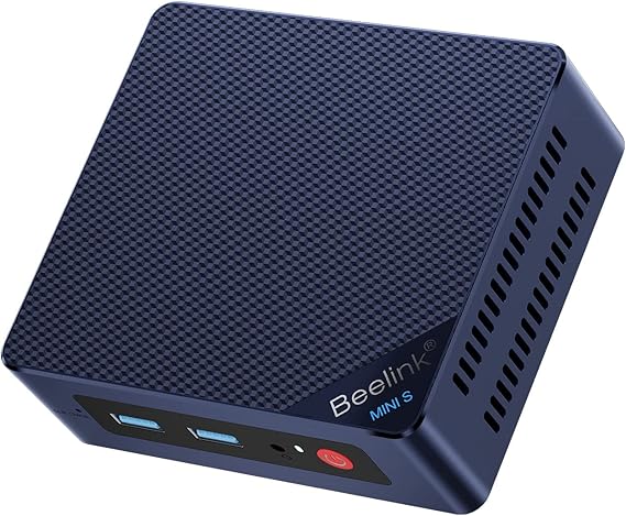 Beelink Mini PC, Mini S13 Mini Computer Intel Twin Lake N150(up to 3.6GHz) | Desktop Computers 12G LPDDR5 RAM 500G PCIe3.0 SSD, Small PC 4K UHD Dual HDMI/Wifi6/BT5.2 for Office/Home/HTPC/NAS/W11 Home
