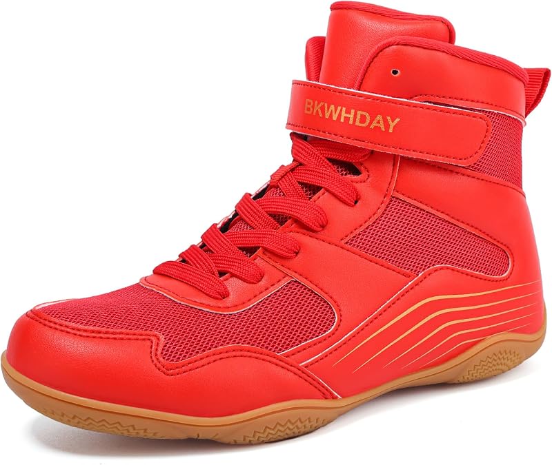 Kids Wrestling Shoes Youth Boys Girls Boxing Shoe Lightweight Breathable