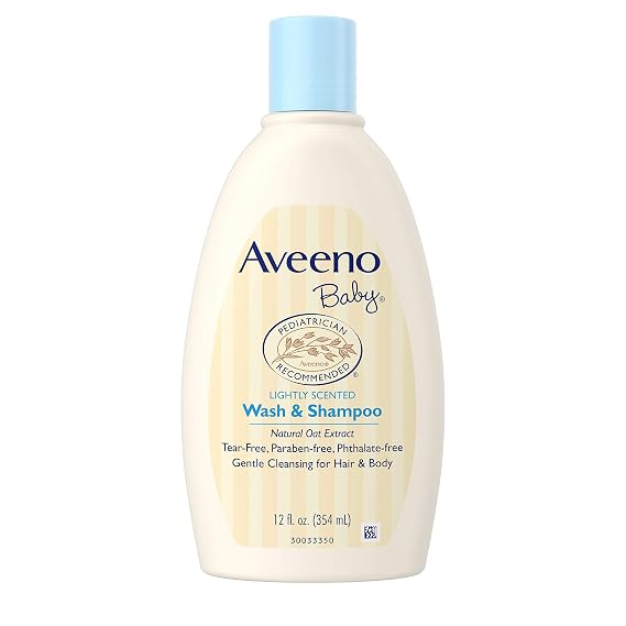 Aveeno Baby Wash and Shampoo - 12.0 oz.