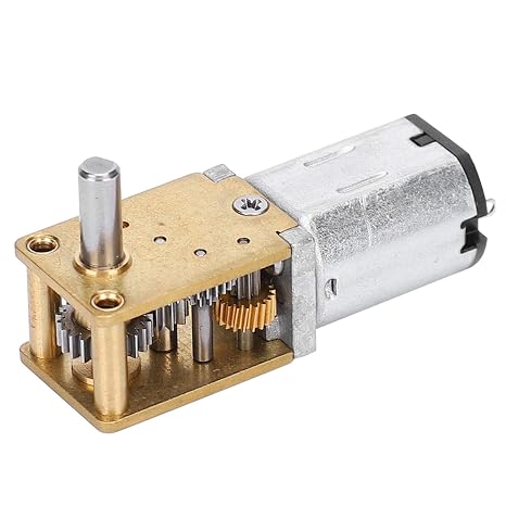 Brush DC Motors N20 DC12V Metal Gearwheel Gear Motor CW/CCW Micro Speed Reduction Motor for Intelligent Toy, Simulation Robot Electronic Lock(DC12V27RPM)