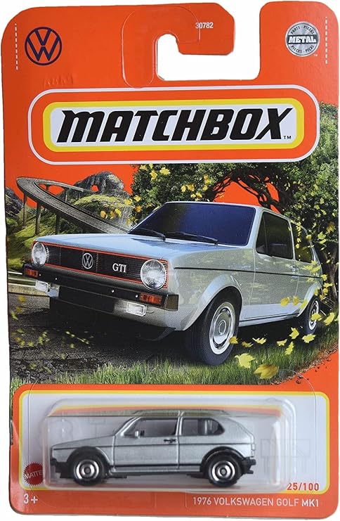 Matchbox 1976 Volkswagen Golf MK1 - Silver - 25/100
