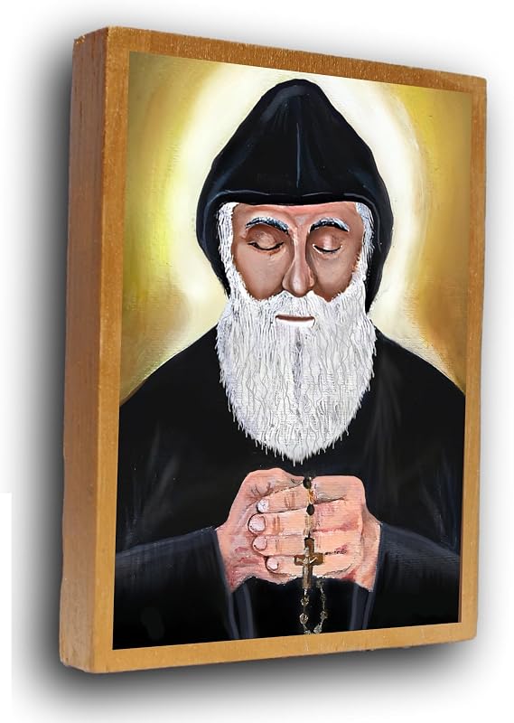 St Charbel Makhlouf, St Charbel icon, spiritual gift, Sharbel Maklouf, religious gift... (SMALE 3.93 x 2,95 in = 10 x 7,5 cm)