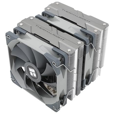 Thermalright Peerless Assassin 120 CPU Air Cooler, 6 Heat Pipes, Dual 120mm TL-C12 PWM Fan, Aluminium Heatsink Cover, AGHP Technology, for AMD AM4/AM5/Intel LGA 1700/115X/1851/1200/2011/2066 (PA120