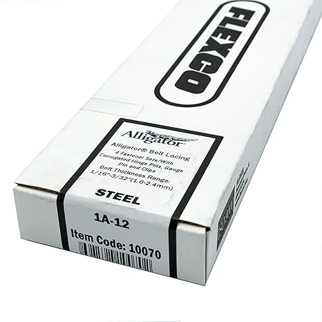 Flexco 1A-12 10070 Alligator Conveyor Belt Lacing - 12" Belt Width