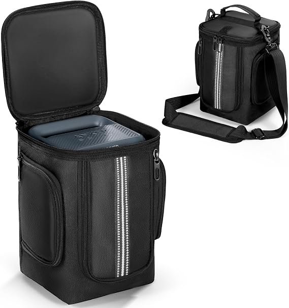 ポータブルアウトドアジェネレーターストレージバッグ Anker SOLIX C300 Power Station対応 防水トラベルキャリーケース オーガナイザーバッグ ショルダーストラップ付き ケーブルとアクセサリー用 ケースのみ