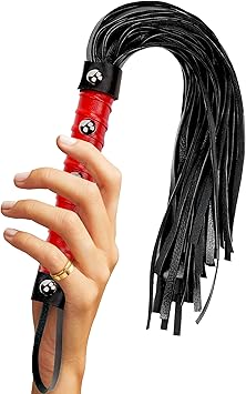 Whip Red Faux Leather 15.5 inch Horse Whip Riding Whips for Horses Horse Crop Whip for Couples Training Horse Equestrian
