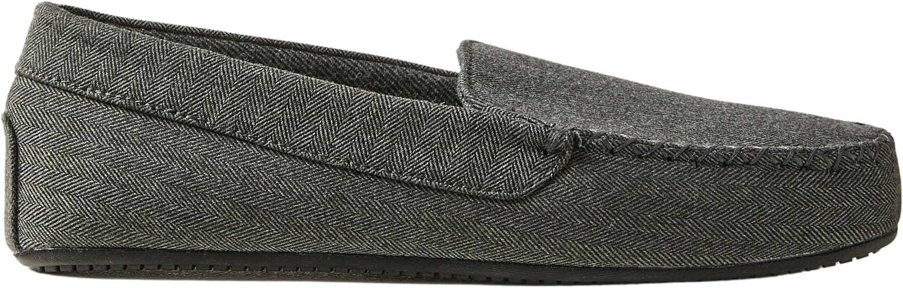 Marks & Spencer mens Herringbone Moccasin Slippers