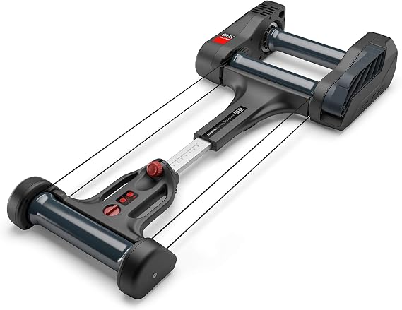 Elite Nero Interactive Roller Smart Bike Trainer with Dual Flywheels, 7% Gradient Simulation, ANT& Bluetooth Connectivity, My E-Training 12-Month Subscription, Realistic Indoor Cycling Experience