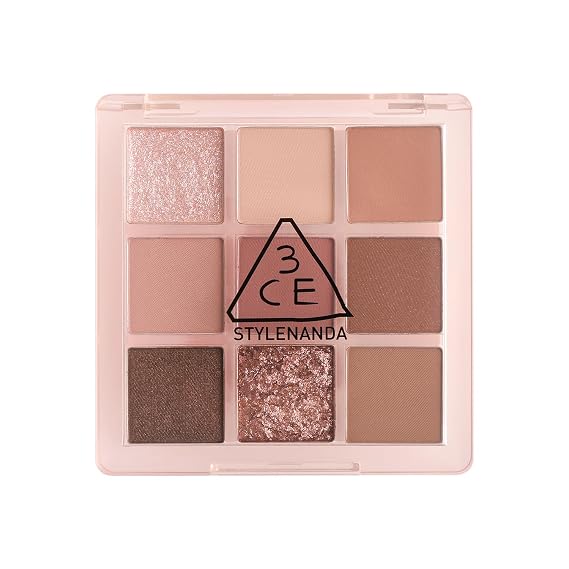 3CE Multi Eye Color Palette #SOME DEF with Eyeshadow Brushes 4ea, 1 Count (Pack of 1)