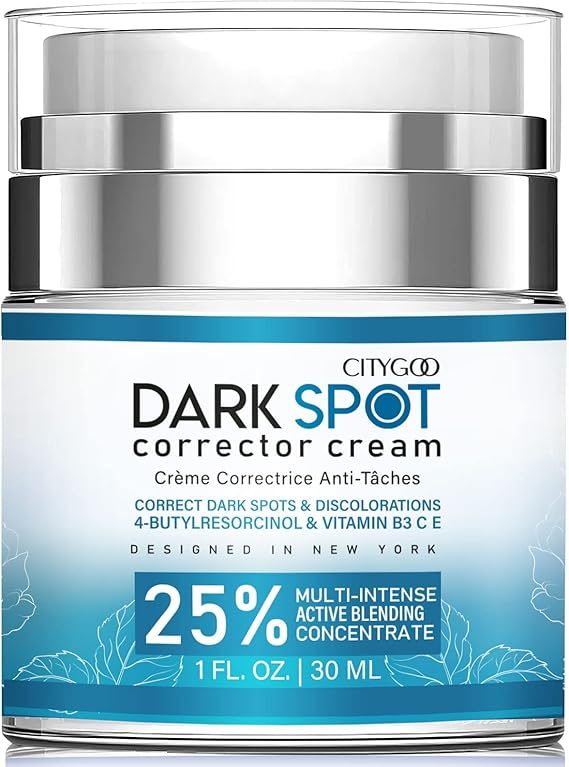 Dark Spot Remover for Face and Body: Dark Spot Corrector Cream - Enriching Skin Care for All Skin Tones - Ideal for Sun Spots, Melasma, Freckles, and Blemish Reduction 1 fl oz
