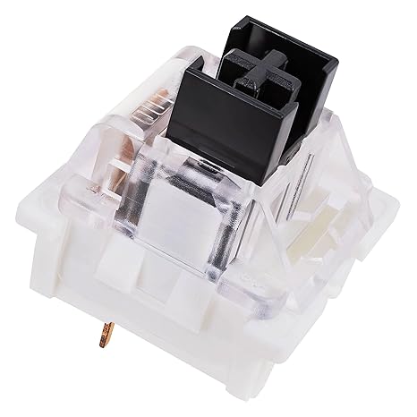 Outemu RGB Switches, 3 Pin Dust-Proof HotSwappable Switches- DIY Replacement Pack for Mechanical Keyboard (Black, 72)