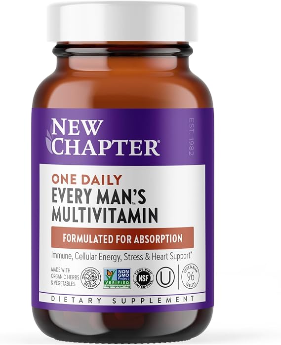 New Chapter Every Man's One Daily Multivitamin, 96 Tablets