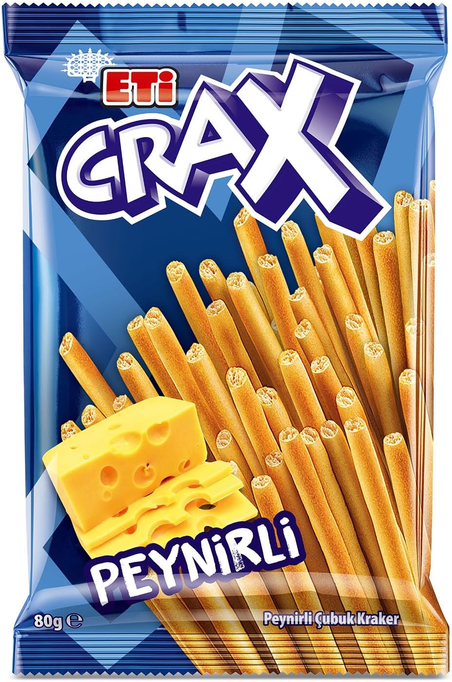 Eti Crax Peynirli Çubuk Kraker 80 g 6 paketi