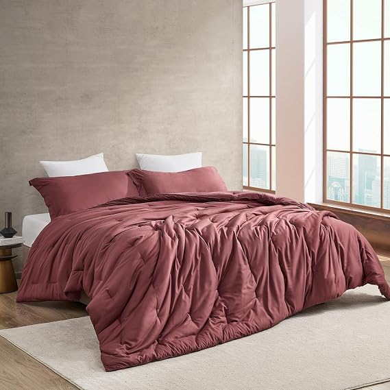 Byourbed Bamlin Butter - Coma Inducer Oversized Queen Cooling Comforter Set - Red Pear