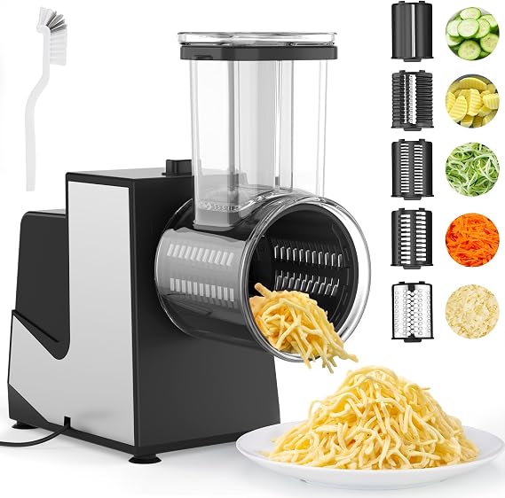 FITNATE Electric Cheese Grater, 250W
