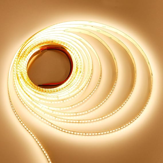 JOYLIT PRO+ 24V Warm White LED Strip 3000K 16.4FT 975LM/FT Ultra Bright