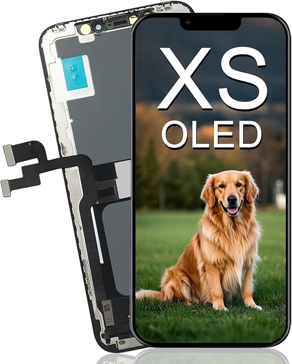 XLX for iPhone Xs Screen Replacement OLED Display 3D Touch Digtizer 5.8 Inch, Compatible with Model A1920 A2097 A2098 A2099 A2100(OEM,No Tools)