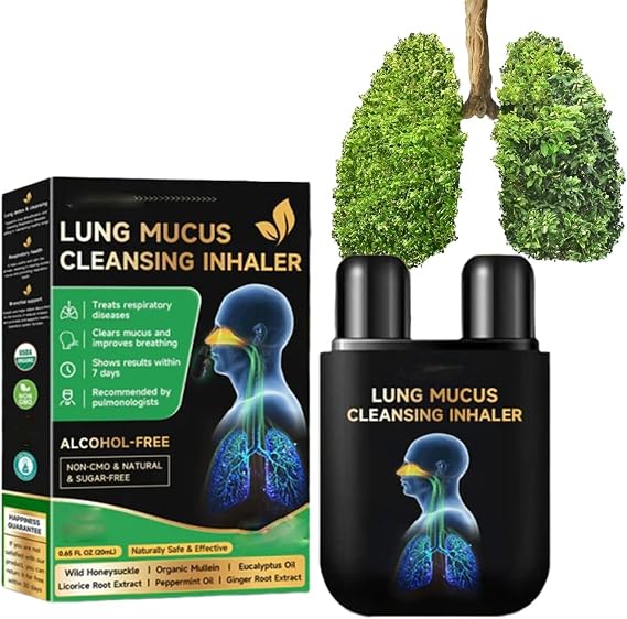 Herbal Lung Cleansing Inhaler,Lung Mucus Cleansing Inhaler (1) | Lung Cleansing Spray