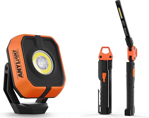 Work Light & Foldable Light, Magnetic Rechargebale Light fro Repairing, Campaing