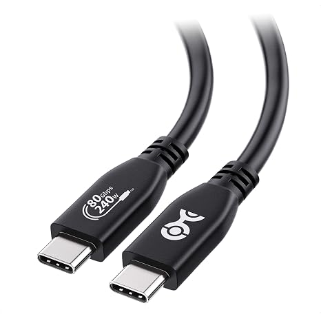Cable Matters [USB-IF Certified] 80Gbps USB 4 Cable - 4.9ft, Supports Up to [8K@120Hz / 4K@480Hz Video, 240W Charging, 80Gbps Data Transfer] USB4 Cable, Compatible with Thunderbolt 5/4, MacBook