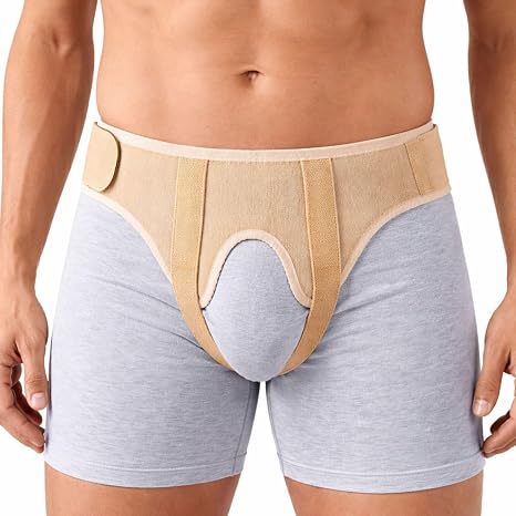 Vive Hernia Belt for Men & Women Inguinal Belt for Single/Double Hernia | With 2 Removable Pads, Adjustable Waistband, Discreet Daily Relief Design, for Inguinal or Sports Hernias Support, Breathable