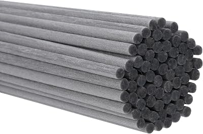 60Pcs Reed Diffuser Sticks-10 Inch Grey Diffuser Sticks-Fragrance Decor for Office and Home-Diffuser Oil Sticks Refill 60pcs