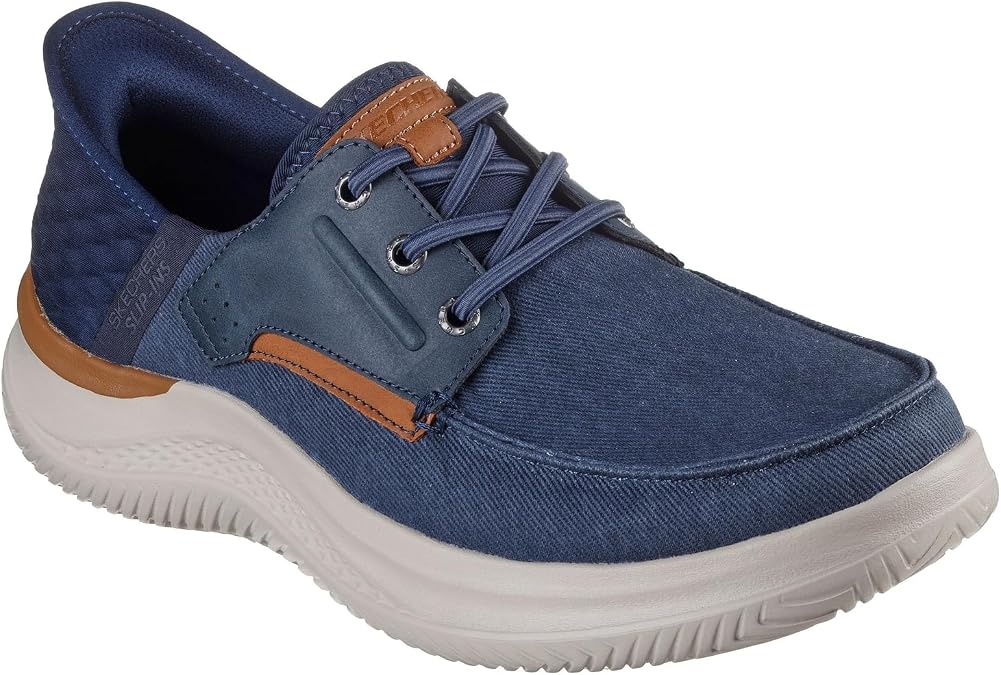 Skechers Men's Slip-ins Rf: Hasting - Niko Moc Toe Bungee Lace Slip-on Shoes