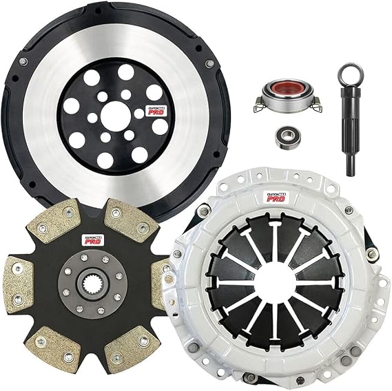 CMPRO Stage 4 Clutch Kit & Chromoly Flywheel fits Starlet 1.3i GT Glanza V