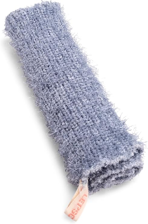 Let'scrub Super Flexible Blue Bath Fiber Suitable for All Skin Types Shower Fiber Unisex 20x30 Cm