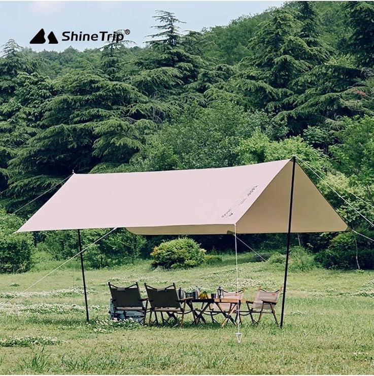 Güneşlik Tente Plaj Kamp Dayanıklı Oxfor Kumaş Su Geçirmez Gölgelik Çadır 500 * 300 Cm