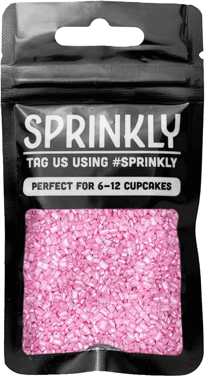 SPRINKLY - Sparkling Sugar - Pink - 30g