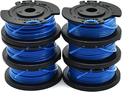 0.065 in. Spool Line 88524 for Toro String Trimmer Compatible with Toro 12 in. 2024V String Trimmer Model: 5148451486  51487,6 Pack
