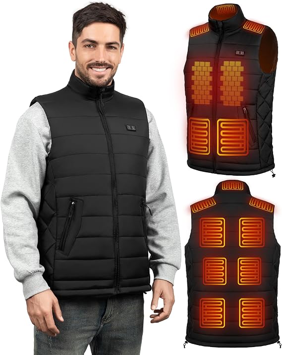 Heated Vest for Men, Warming Men's Heated Vst Electric, Lightweight Heating Vst
