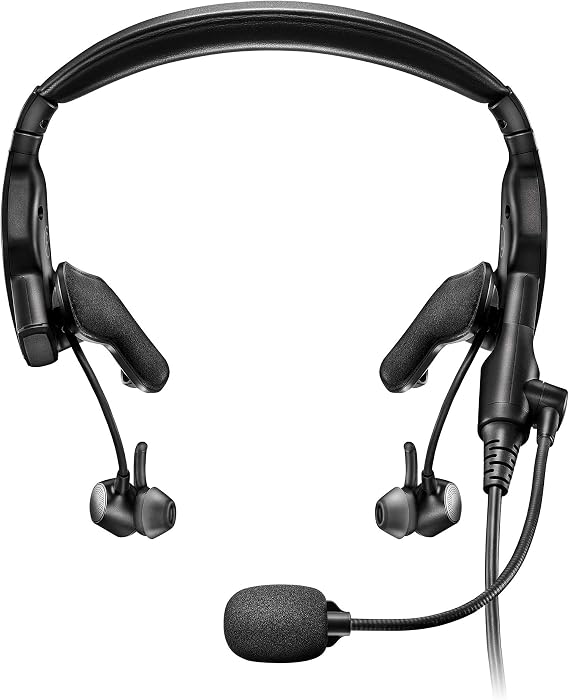 Bose Proflight Series 2 Aviation Headset with Bluetooth Connectivity, 6 Pin LEMO Cable, Black